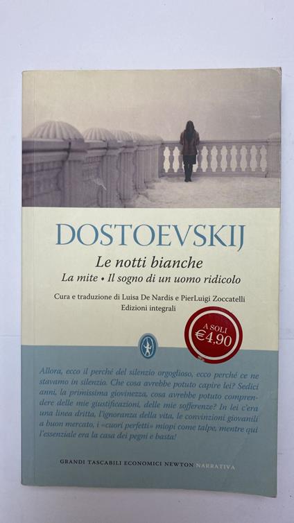 Le notti bianche. La mite. Il sogno di un uomo ridicolo - Fëdor Dostoevskij - copertina