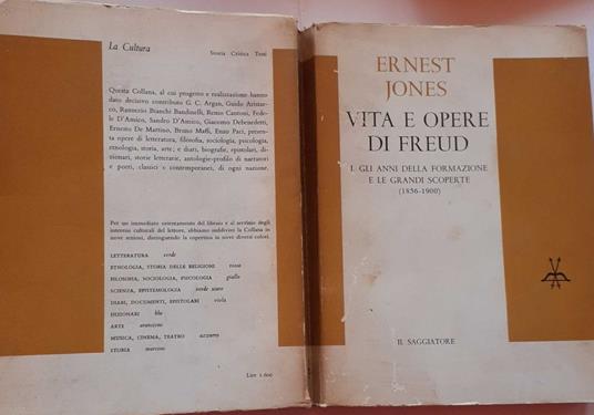 Vita e opere di Freud. Volume 1 - Ernest Jones - copertina