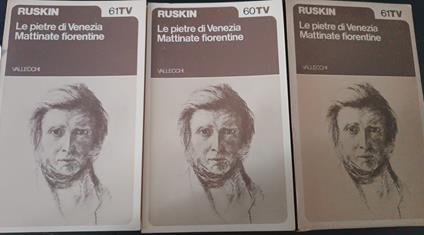 Le pietre di Venezia, Mattinate fiorentine - John Ruskin - copertina