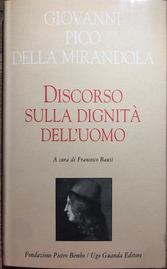 Discorso sulla dignità dell'uomo - Giovanni Pico della Mirandola - copertina