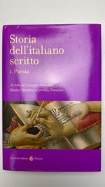 Storia dell'italiano scritto. Poesia (Vol. 1)