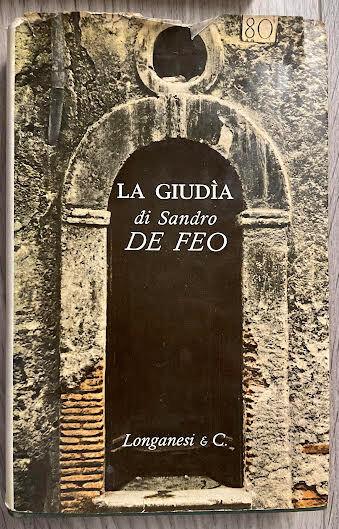 La giudìa - Sandro De Feo - copertina