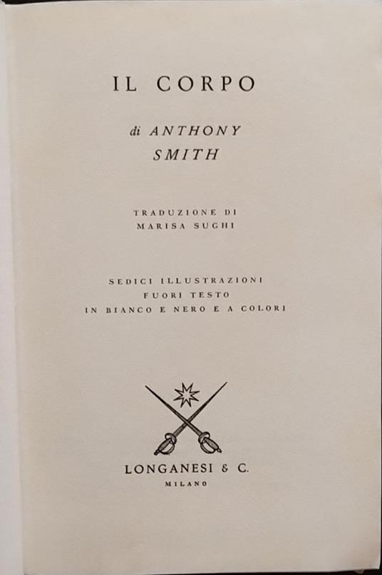 Il corpo - Anthony Smith - copertina