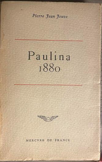 Paulina 1880 - Pierre Jean Jouve - copertina