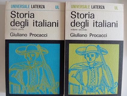 Storia degli italiani Vol. 1 e 2 - Giuliano Procacci - copertina