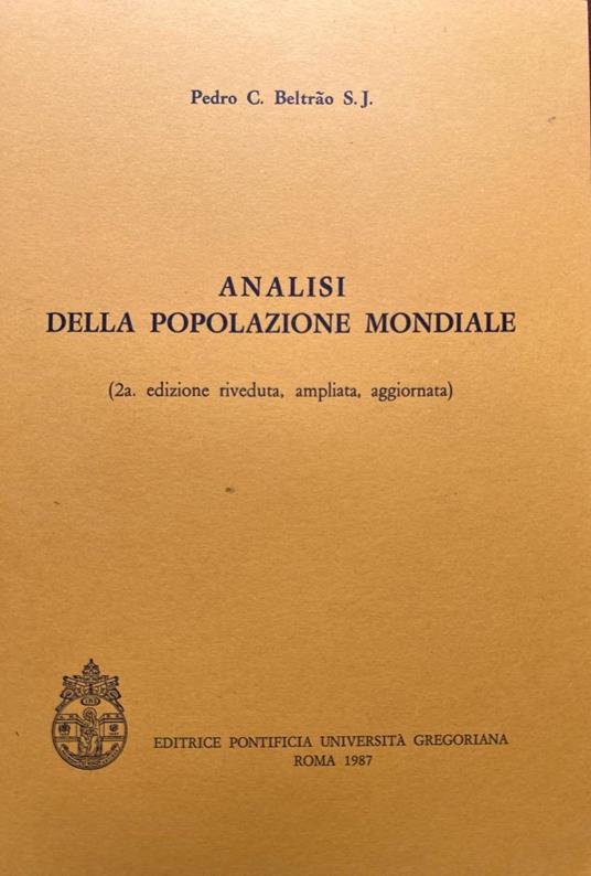 Analisi della popolazione mondiale - copertina