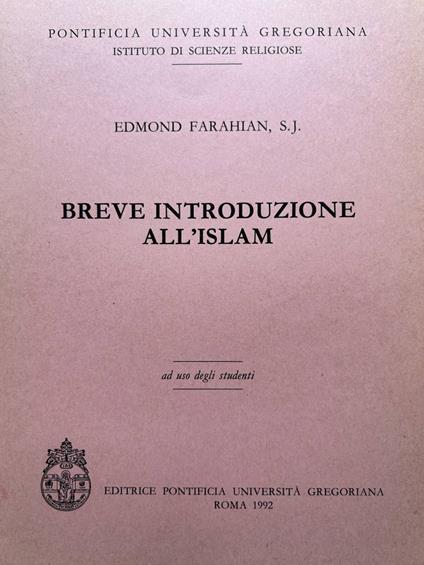 Breve introduzione all'Islam - copertina