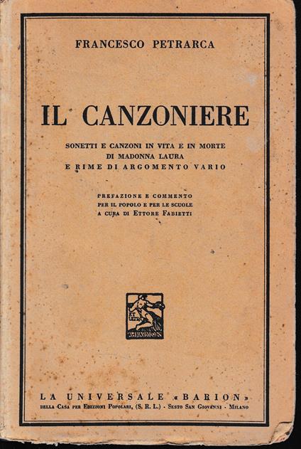 Il Canzoniere - copertina