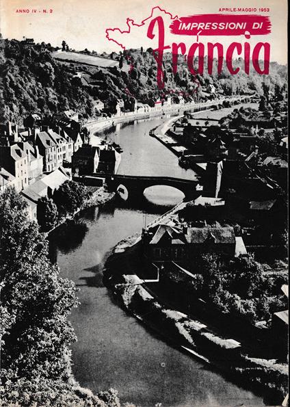 Impressioni di Francia. Anno IV -n. 2 Aprile-Maggio 1953 - copertina