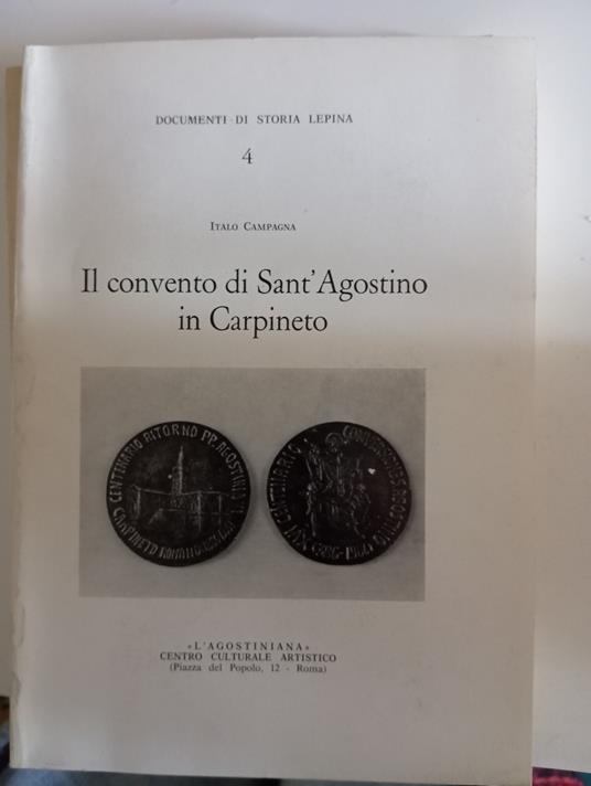 Il convento di Sant'Agostino in Carpineto - Italo Campagna - copertina