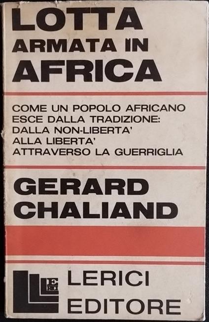 Lotta armata in Africa - Gérard Chaliand - copertina
