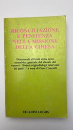 Riconciliazione e penitenza nella missione della chiesa