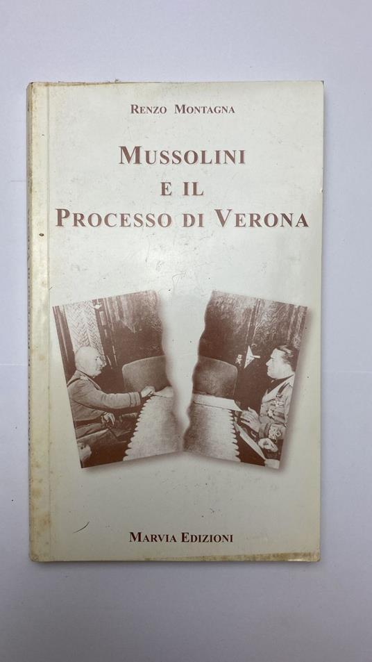 Mussolini e il processo di Verona - copertina