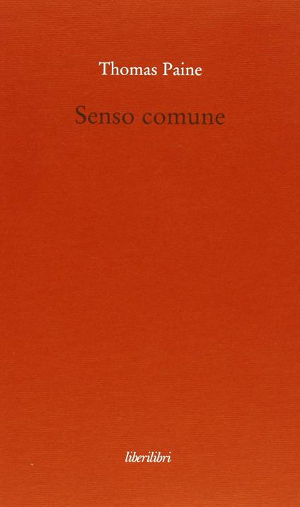 Senso comune - copertina