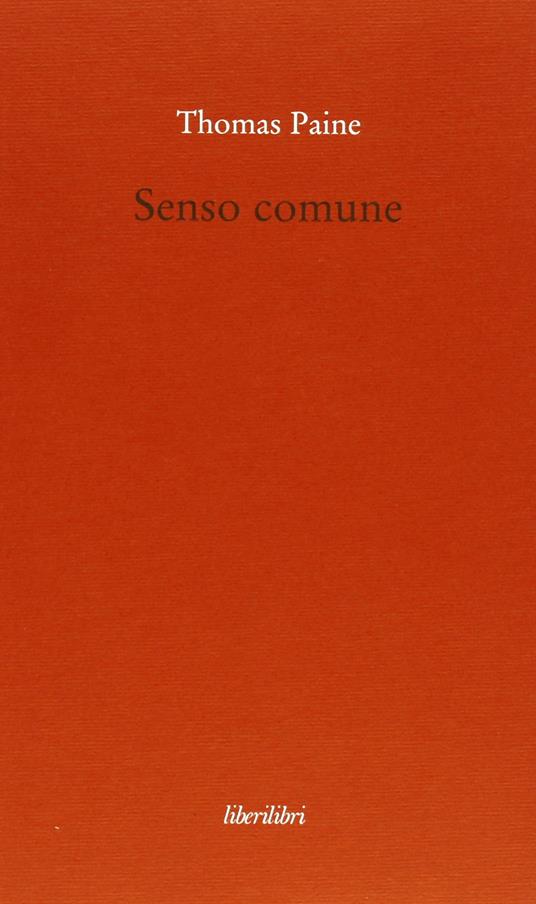 Senso comune - copertina