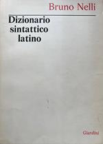 Dizionario sintattico latino