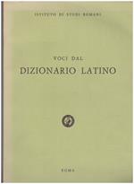 Voci dal Dizionario Latino