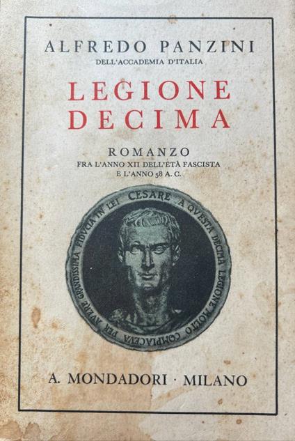 Legione decima - Alfredo Panzini - copertina