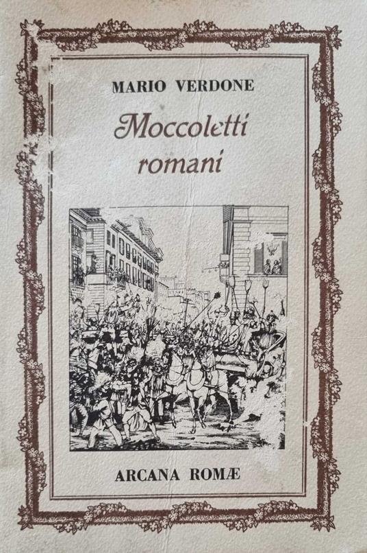 Moccoletti Romani - Mario Verdone - copertina