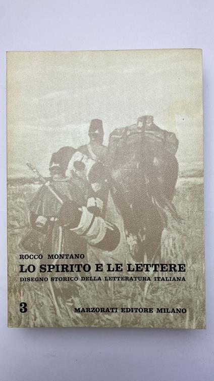 Lo spirito e le lettere. Vol. 3 - Rocco Montano - copertina
