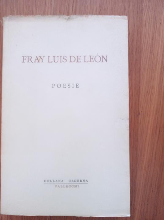 Poesie - Fray Luis de Leon - copertina