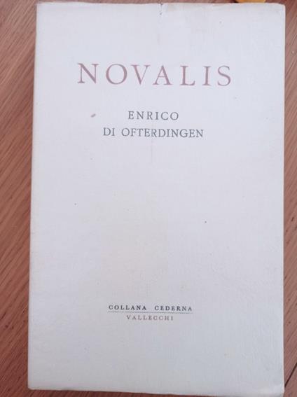 Enrico di Ofterdingen - Novalis - copertina