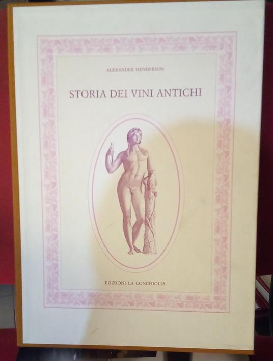 Storia dei vini antichi - copertina