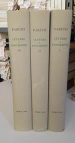 Lettere a Maffeo Pantaleoni, tre volumi, opera completa