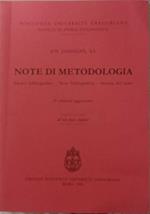 Note di metodologia