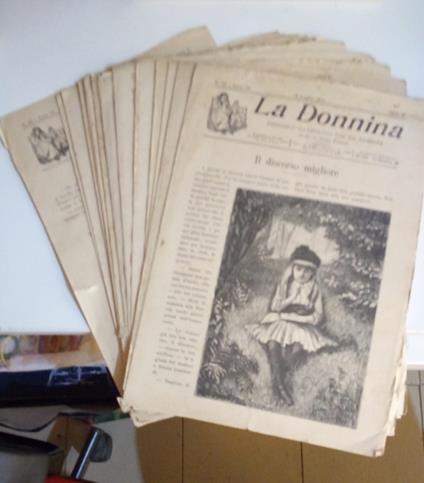 La Donnina. Periodico per e bambine. Numeri dal 27 al 43 del 1904 - Guido Fabiani - copertina