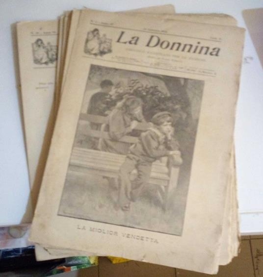 La Donnina. Periodico per e bambine. Numeri dal 2 al 24 del 1904 - Guido Fabiani - copertina