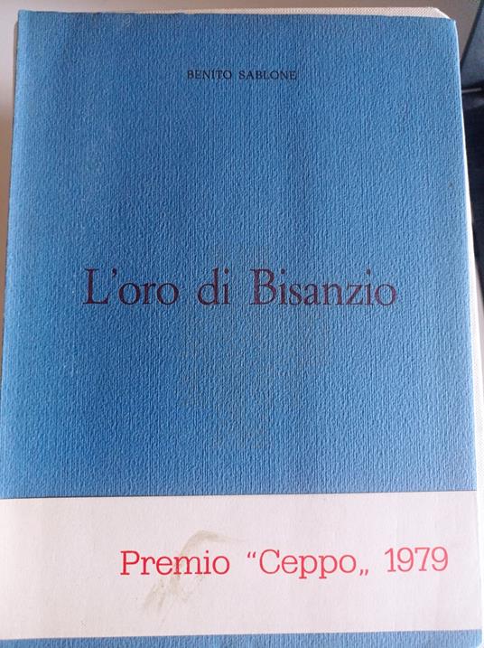 L' oro di Bisanzio - Benito Sablone - copertina