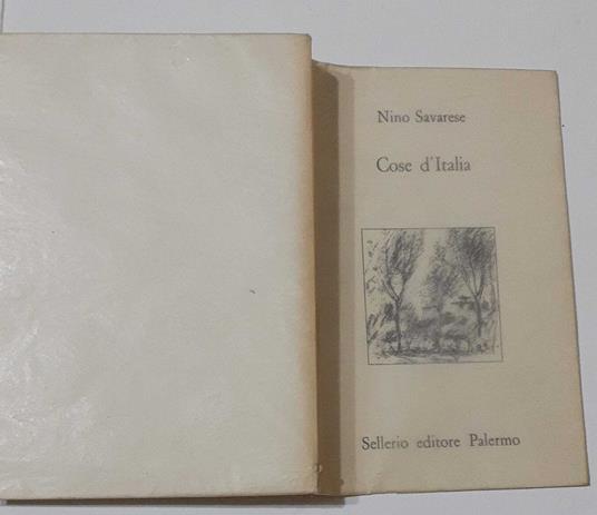 Cose d'Italia (1930-1932) - Nino Savarese - copertina