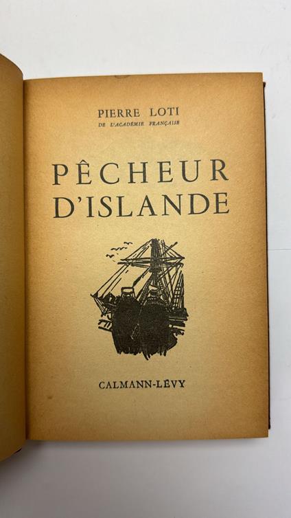 Pecheur d'Islande - Pierre Loti - copertina