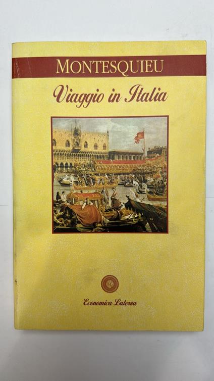 Viaggio in Italia - Charles L. de Montesquieu - copertina