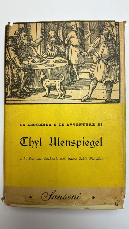La leggenda e le avventure di Thyl Ulenspiegel - Charles De Coster - copertina