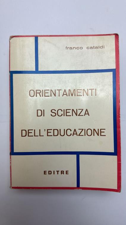 Orientamenti di scienza dell'educazione - copertina