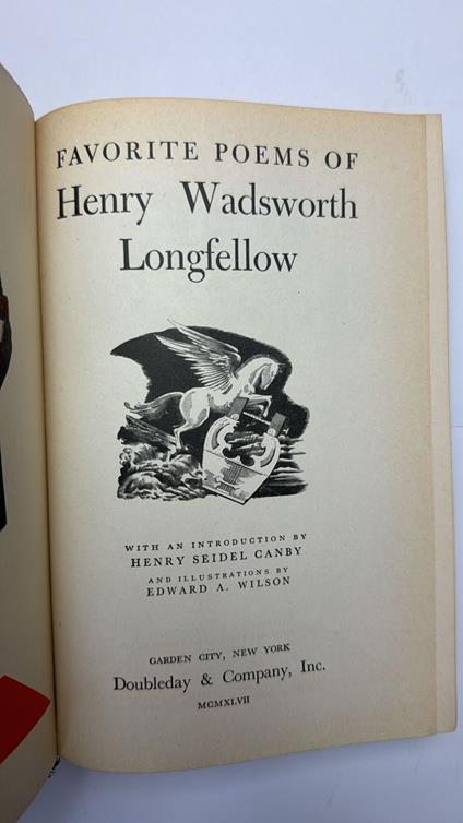 Favorite Poems Of Henry Wadsworth Longfellow - Henry Wadsworth Longfellow - copertina