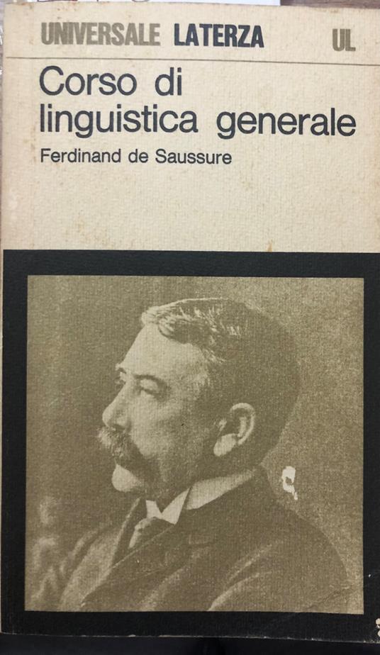 Corso di linguistica generale - Ferdinand de Saussure - copertina