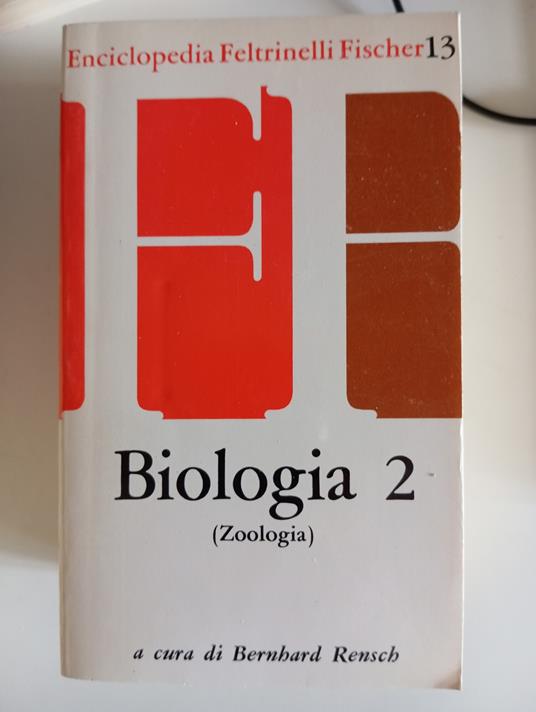 Biologia 2 (Zoologia) - Bernhard Rensch - copertina