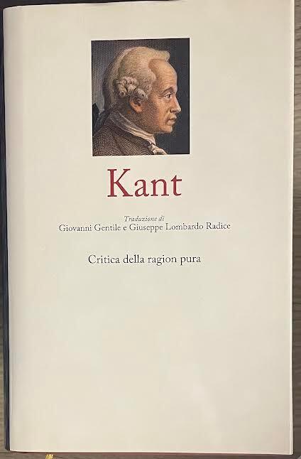 Critica della ragion pura - Immanuel Kant - copertina