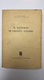 Il rapporto di credito agrario