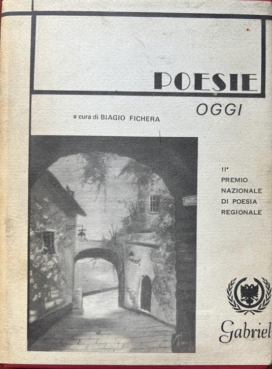 Poesia oggi - Biagio Fichera - copertina