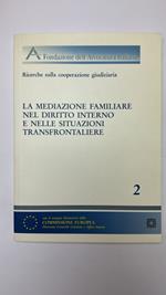 Mediazione Familiare Diritto Interno