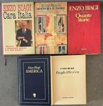 Lotto di 5 libri di Enzo Biagi. Vedi descrizione