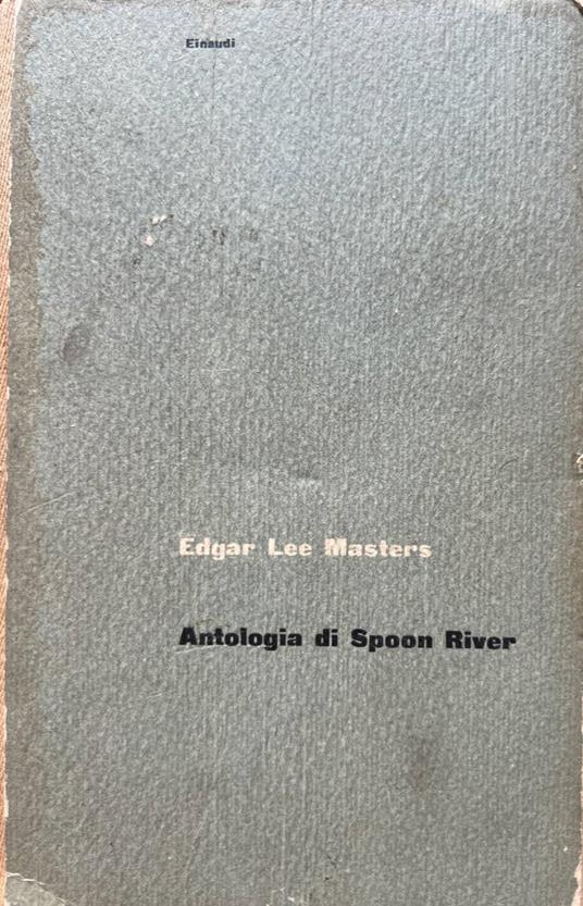 Antologia di Spoon River - Edgar Lee Masters - copertina