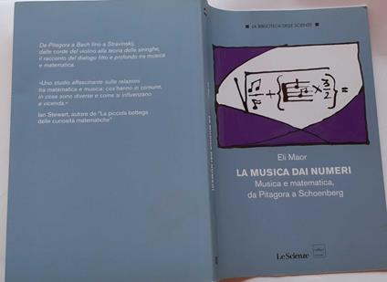 La musica dai numeri. Musica e matematica, da Pitagora a Schoenberg - copertina