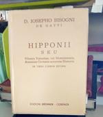 Hipponii Seu Vibonis Valentiae, vel Montisleonis, Ausoniae Civitatis accurata Historia. In Tres Libros Divisa