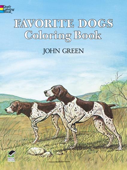 Favorite Dogs Coloring Book - copertina