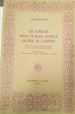 Le lingue dell'Italia antica oltre il latino, con una tavola degli alfabeti e due carte geolinguistiche